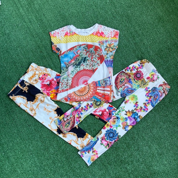 Girls soft cotton-silk set off three 4-5 year - Picture 4 of 4